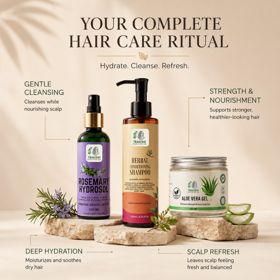 Thaazhai Complete Haircare Combo 1