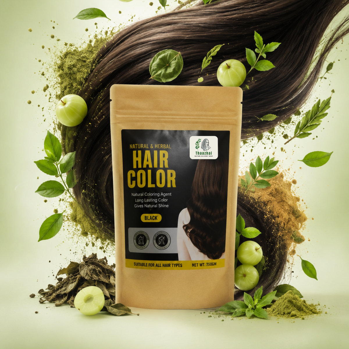 Herbal Hair Color - Natural Black