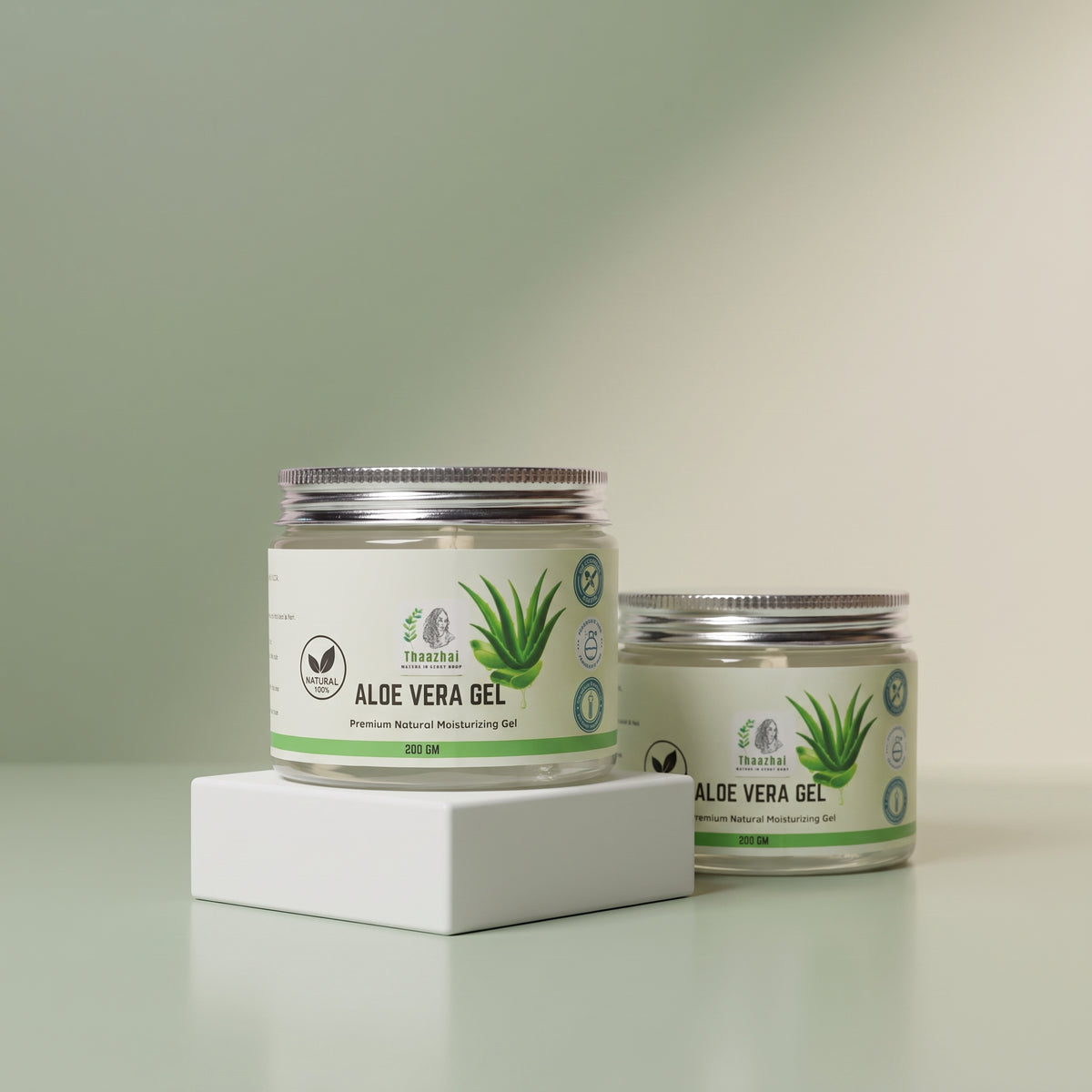 Thaazhai Aloe Vera Premium Natural Moisturizing Gel