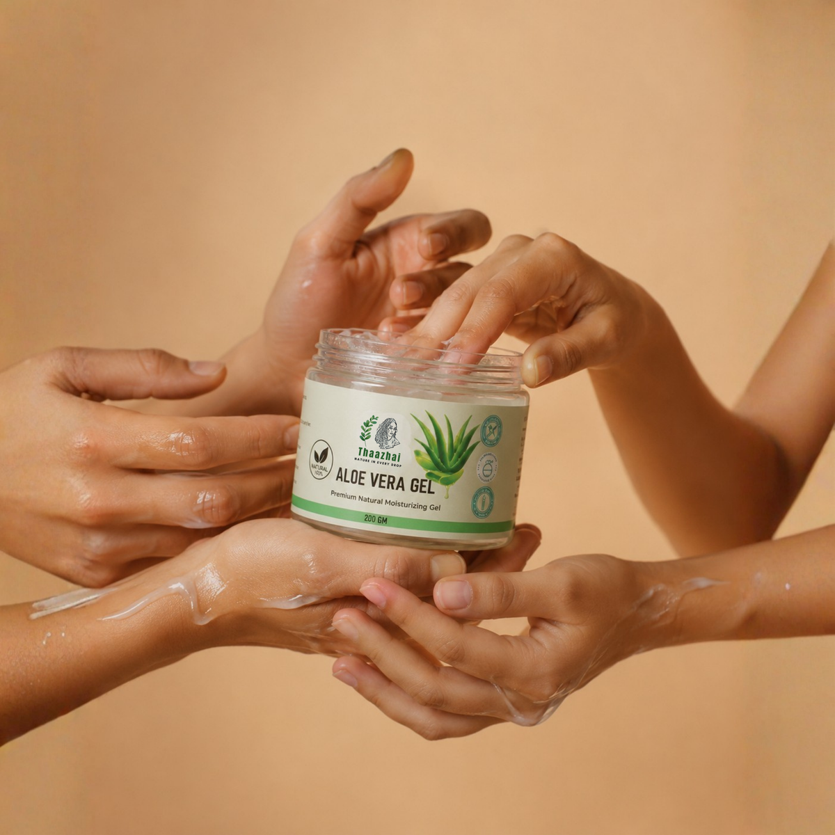 Thaazhai Aloe Vera Premium Natural Moisturizing Gel
