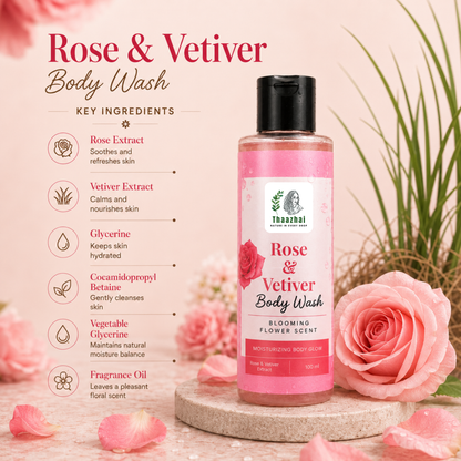 Rose &amp; Vetiver Body Wash
