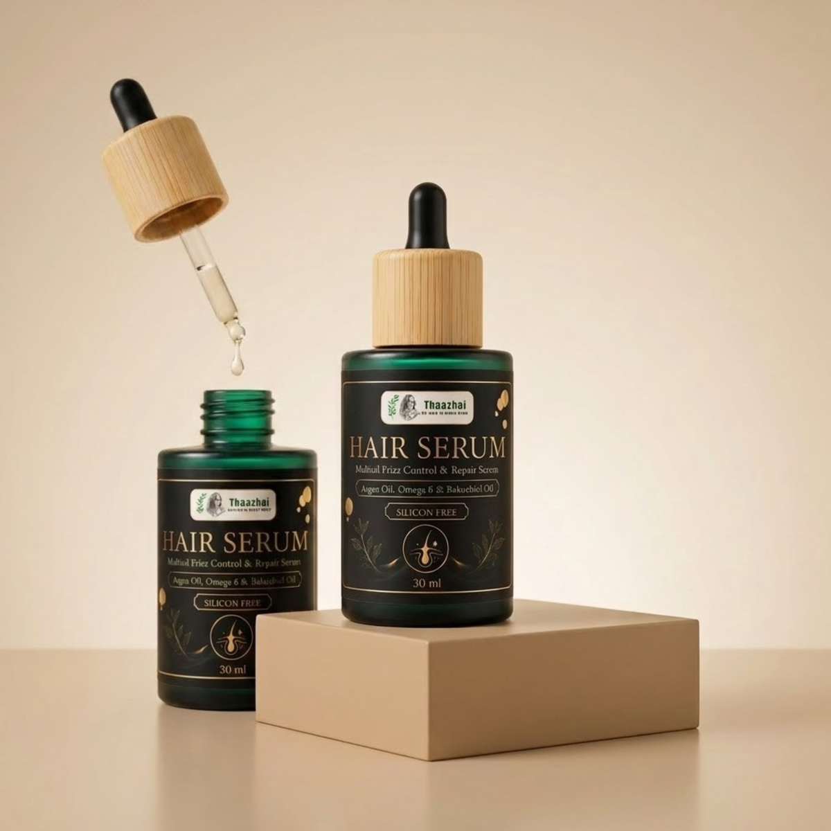 Anti-Frizz Gold Hair Serum