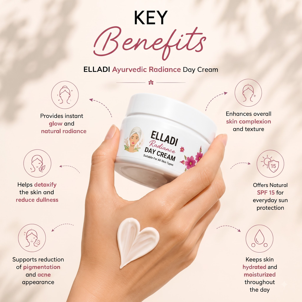 ELLADI Ayurvedic Radiance Day Cream