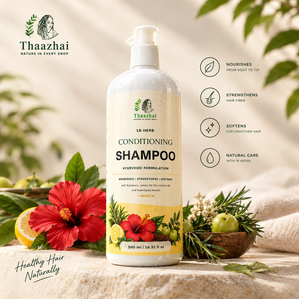 Thaazhai Herbal Conditioning Shampoo