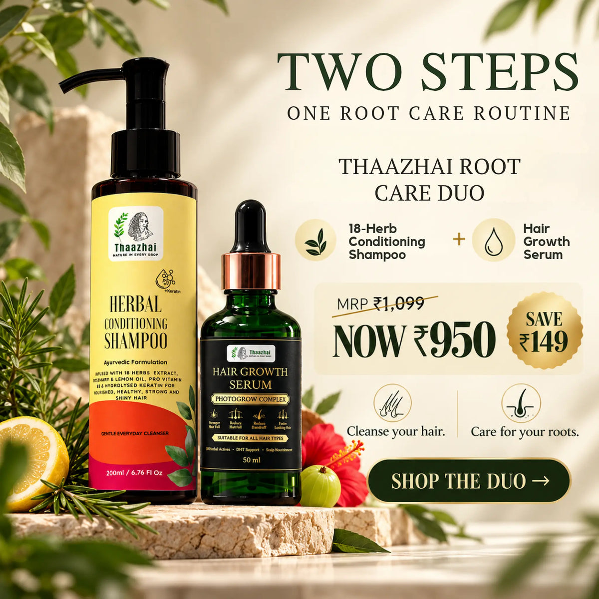 Thaazhal Root Care Combo