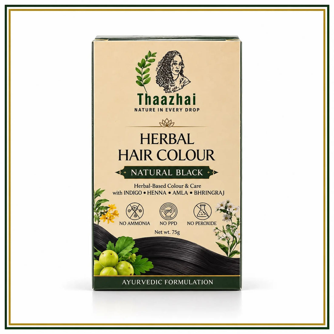 Herbal Hair Color - Natural Black